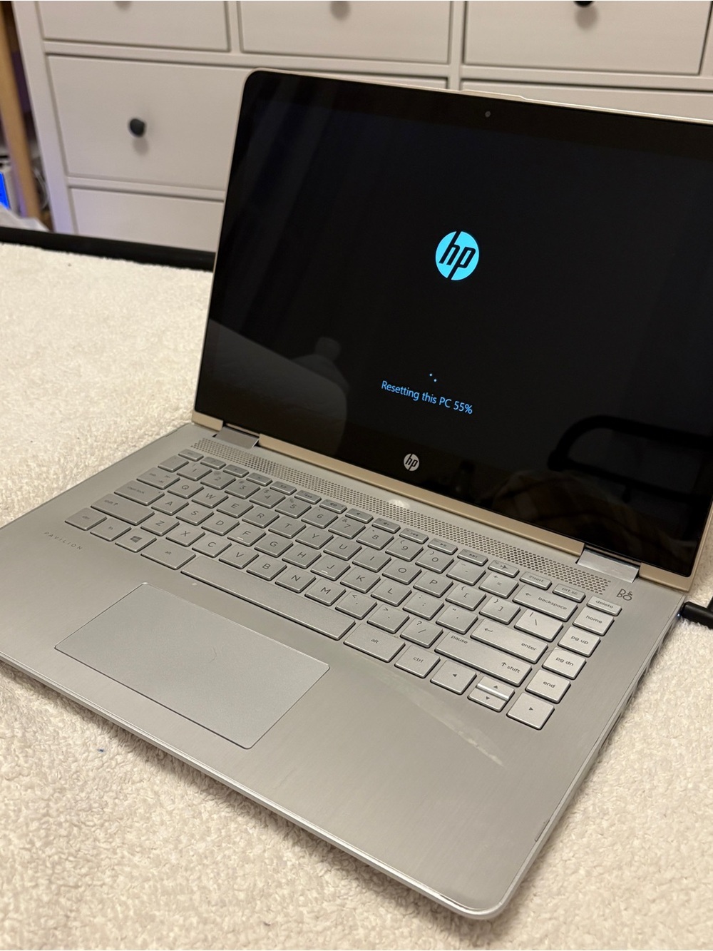 HP Silver-Gray Laptop